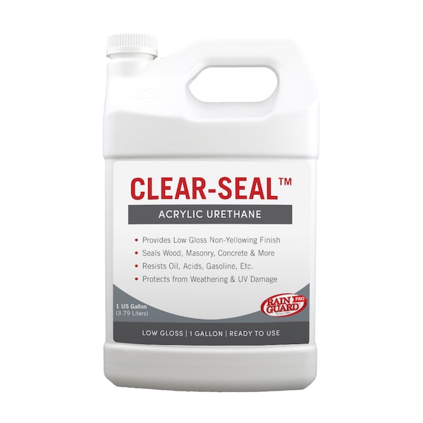 Rainguard Brands 1 Gal. Clear-Seal Acrylic Urethane, Low Gloss, Clear CU-0201 - main